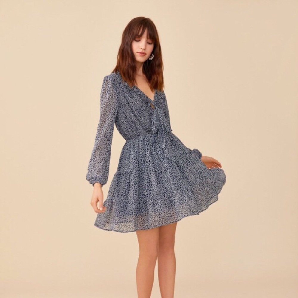 Adore Me Ruffle Chiffon Dress - Picture 2 of 4